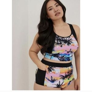 TORRID active Swim Bottom, Sz M/L fits L/XL NWT